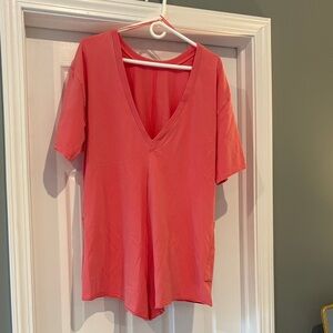 FP Movement by Free People Coral V-Neck Jumpsuit